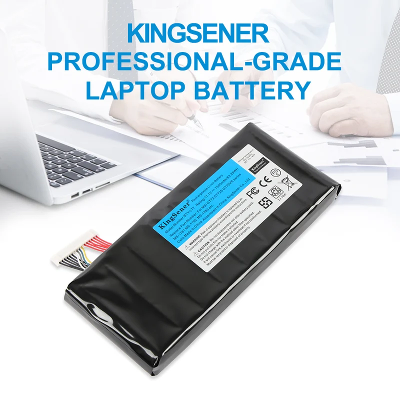 BTY-L77 Battery for MSI GT72 GT72S GT72VR GT80 WT72 MS-1781 — 11.1V 83.25Wh