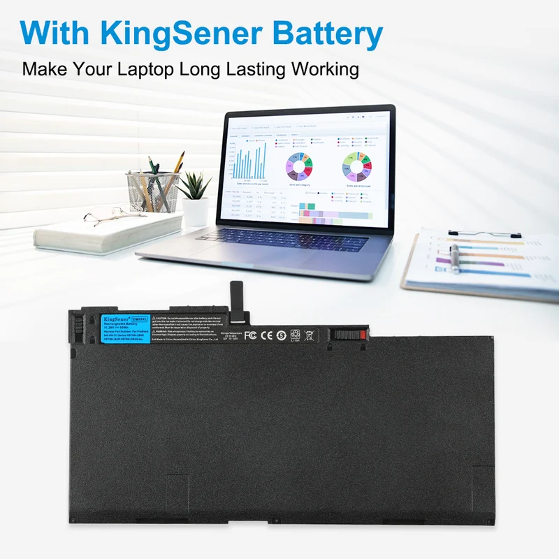 CM03XL Replacement Battery for HP EliteBook 840 845 850 740 745 750 G1 G2 — 11.25V 50Wh