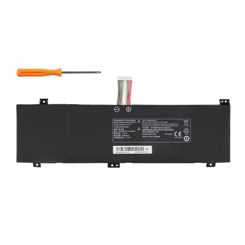 GK5CN-00-13-4S1P-0 Battery for TONGFANG MECHREVO MACHENIKE Hasee