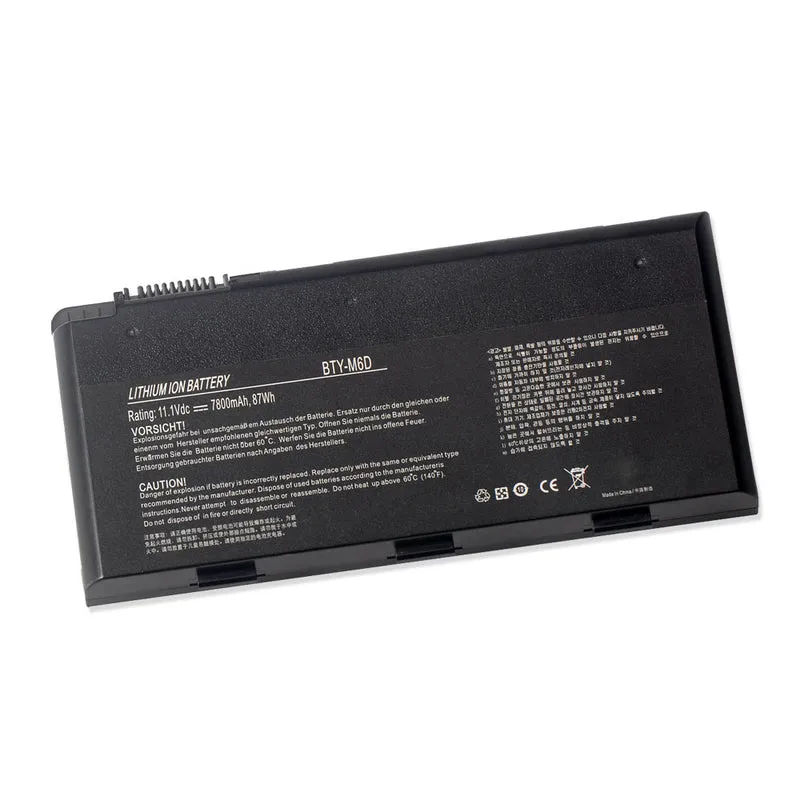 BTY-M6D Battery for MSI GT60 GT70 GT660 GX780 Laptop