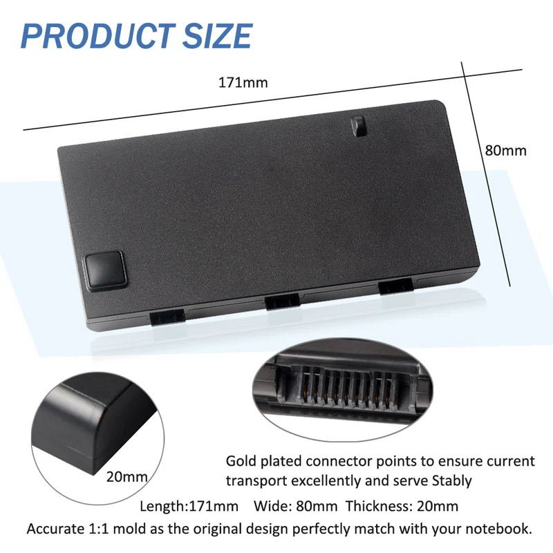 BTY-M6D Battery for MSI GT60 GT70 GT660 GX780 Laptop