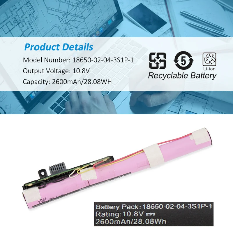 18650-00-01-3S1P-0 Battery for Acer Aspire One 14 Z1401