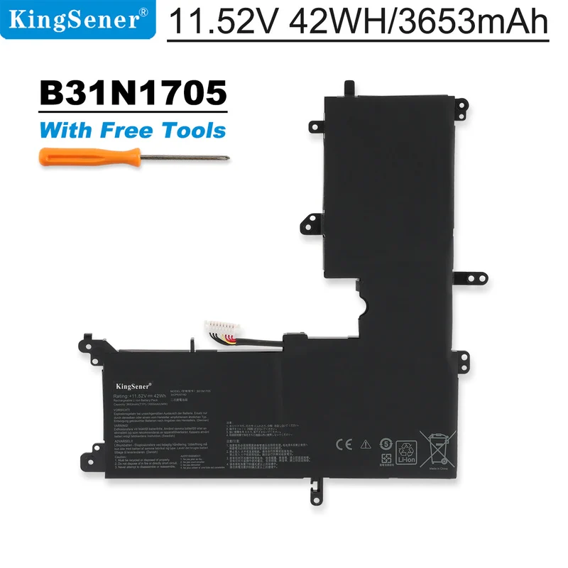 B31N1705 Battery for ASUS VivoBook Flip TP410 42Wh