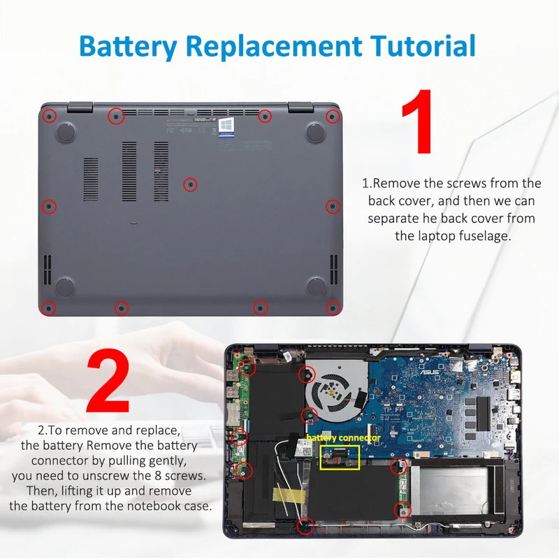 B31N1705 Battery for ASUS VivoBook Flip TP410 42Wh