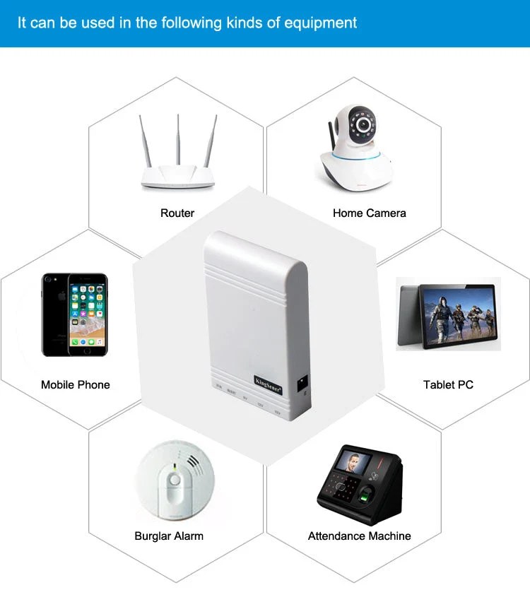 Mini Portable UPS 8800mAh 5V 12V DC Backup Power