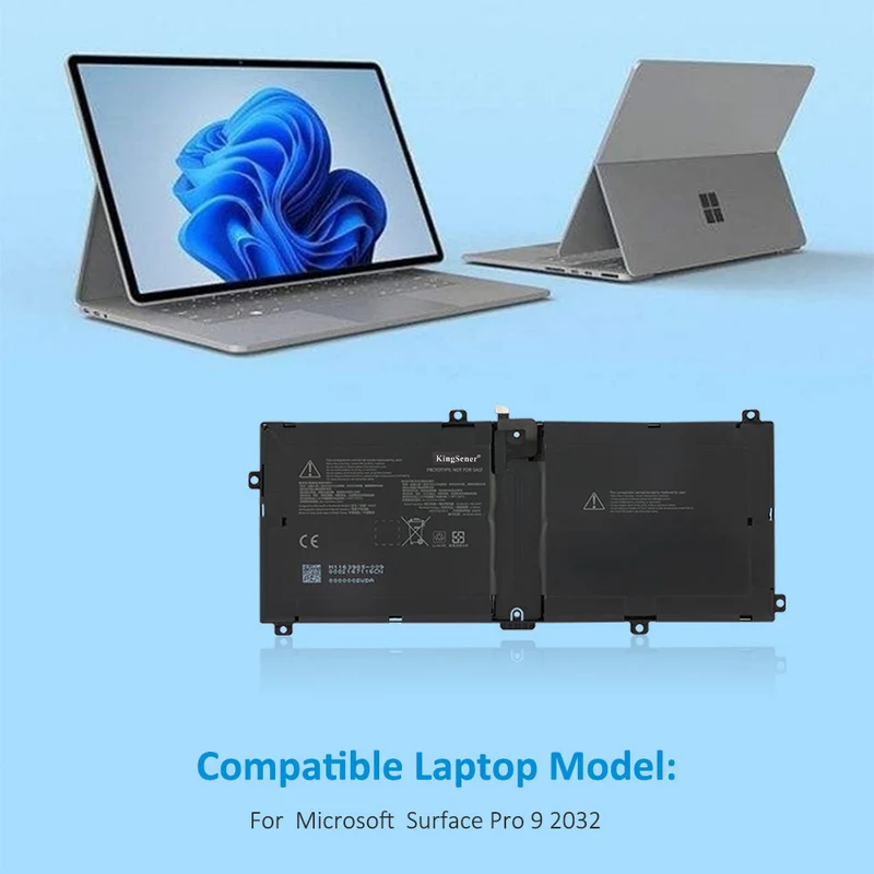 MQ20 Battery for Microsoft Surface Pro 9 2032 46.52Wh