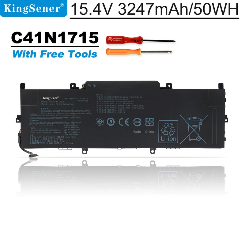 C41N1715 Battery for ASUS ZenBook 13 UX331UA Series 50Wh