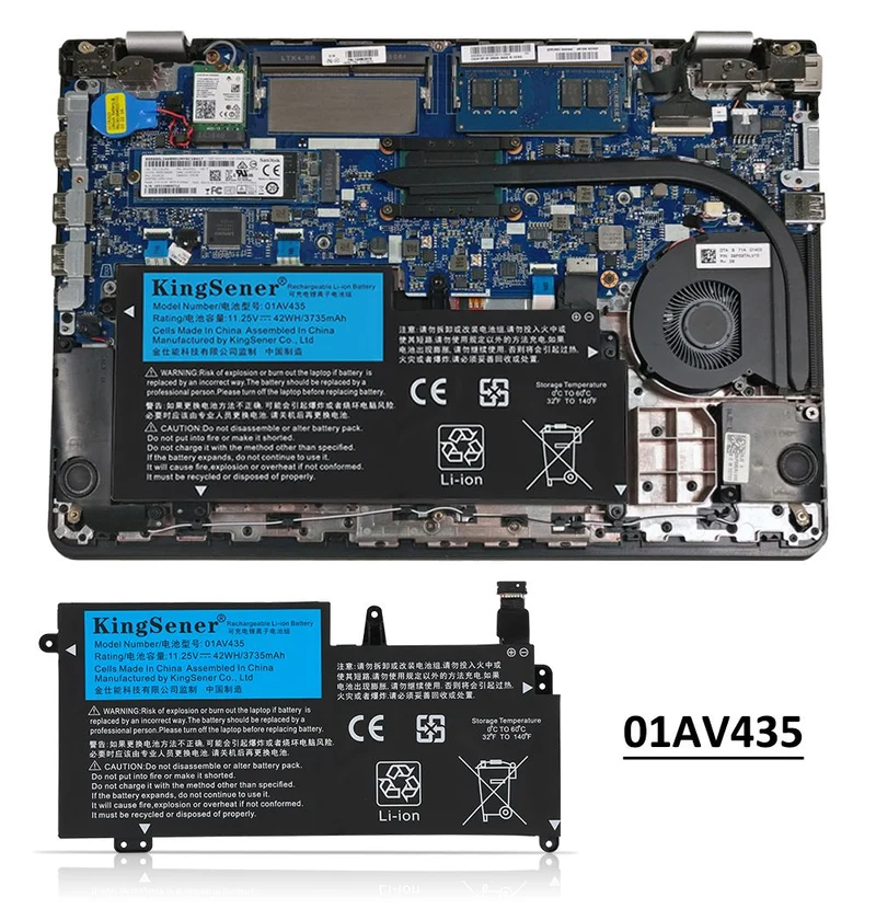 01AV435 Battery for Lenovo ThinkPad 13 S2 Chromebook