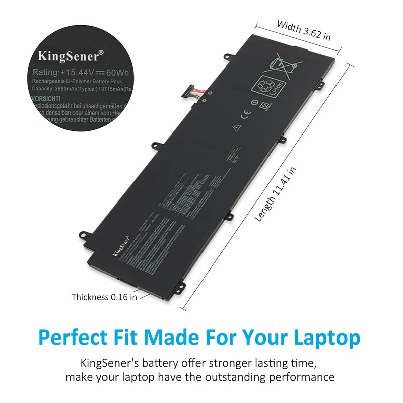 C41N1828 Battery for ASUS ROG Zephyrus S GX531GW GX531GV