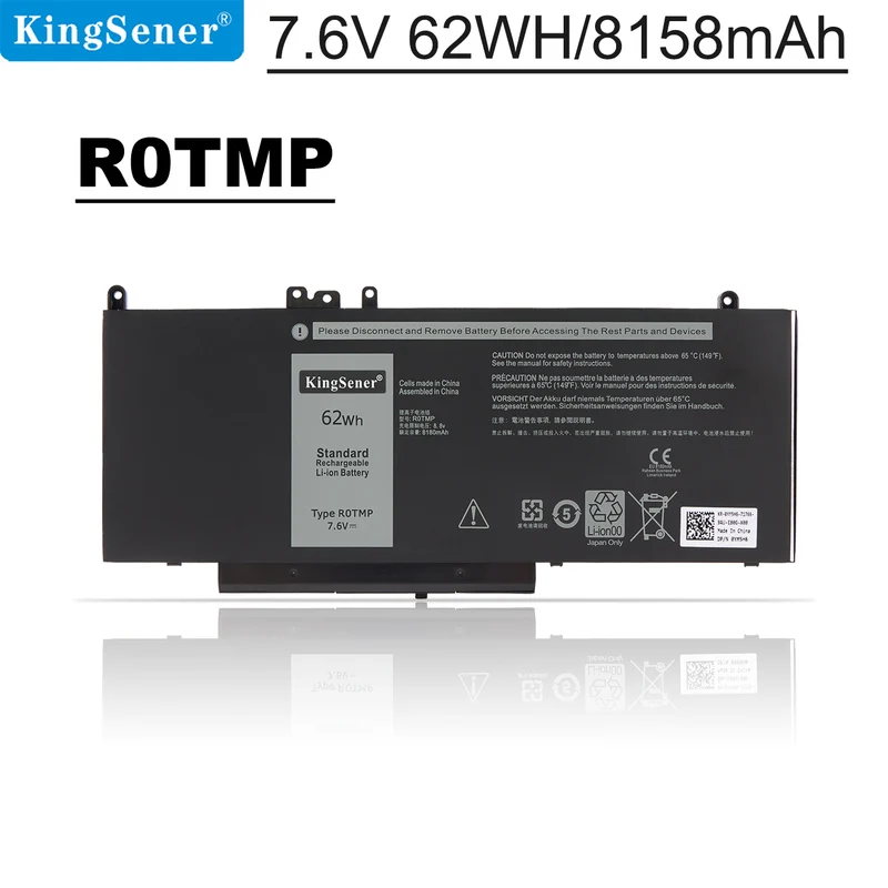 R0TMP Battery for Dell Latitude 14 5450 E5450 15 5550