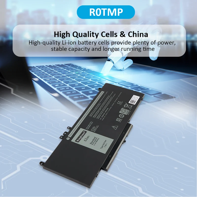 R0TMP Battery for Dell Latitude 14 5450 E5450 15 5550