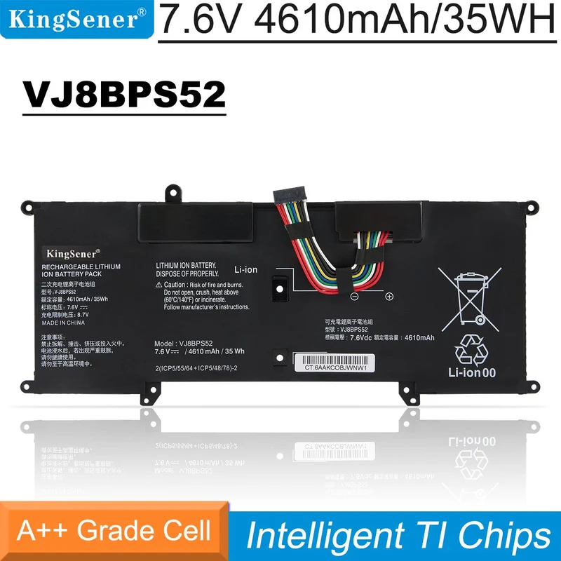 VJ8BPS52 Laptop Battery for Sony VAIO S11 S13 VJS111 VJS131