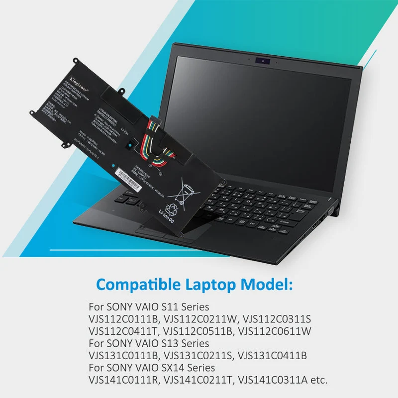 VJ8BPS52 Laptop Battery for Sony VAIO S11 S13 VJS111 VJS131