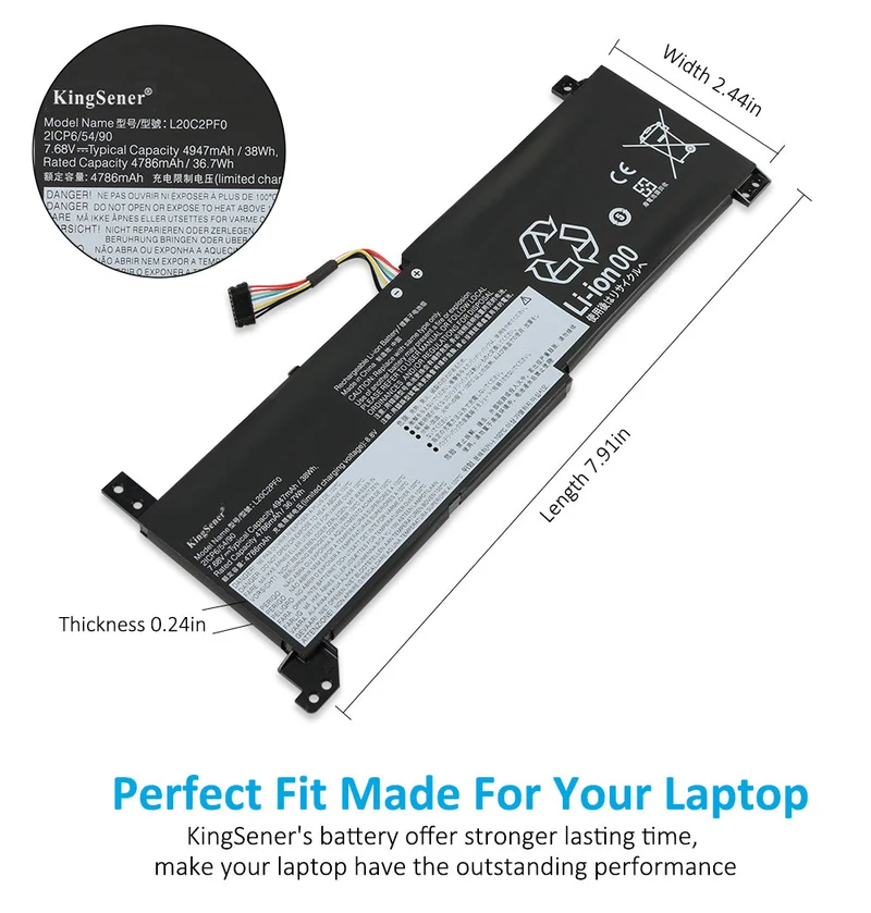 L20L2PF0 Battery for Lenovo IdeaPad 3-14 3-15 3-17 V14 V15