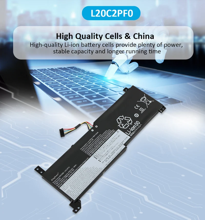 L20L2PF0 Battery for Lenovo IdeaPad 3-14 3-15 3-17 V14 V15