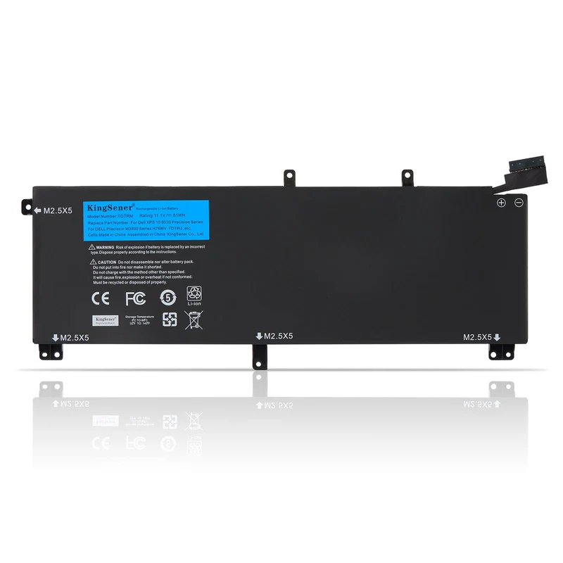 T0TRM Replacement Battery for Dell XPS 13 9350 9360 — 7.6V 60Wh