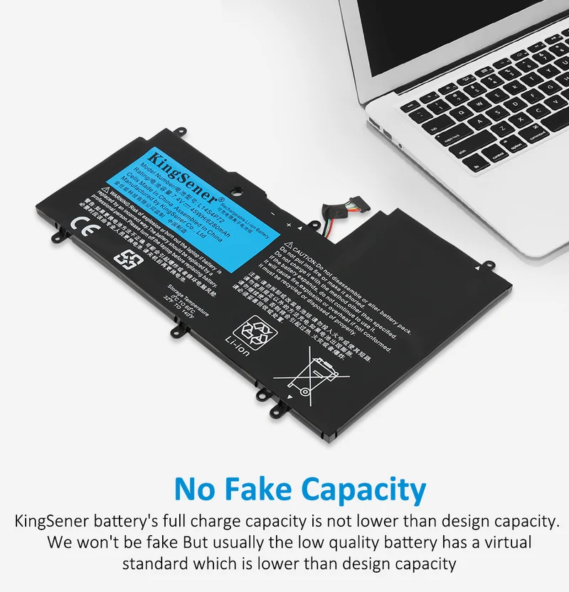 L14S4P72 L14M4P72 Laptop Battery for Lenovo Yoga 3 14 & Yoga 700 — 45Wh 7.4V