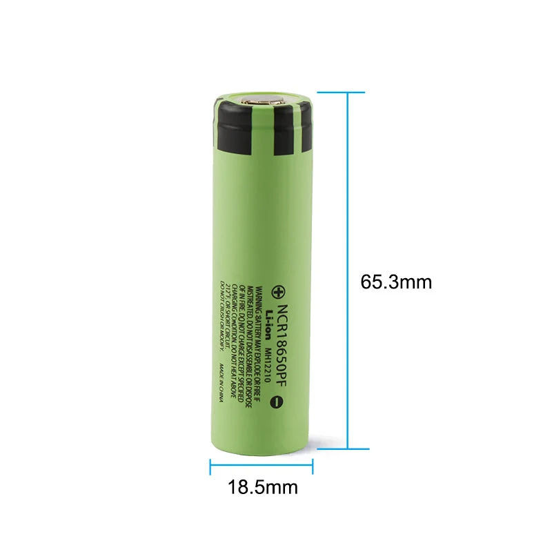 NCR18650PF 2900mAh 3.6V 10A Cell for Panasonic 18650 PF