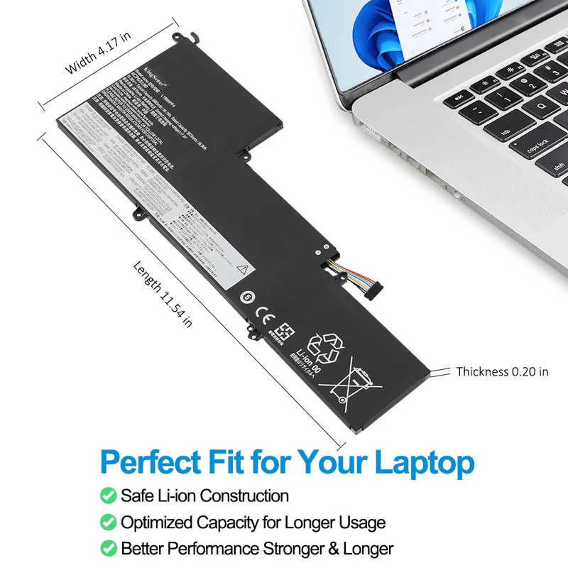 L19M4PF4 Battery for Lenovo Yoga Slim 7-14ARE 15.36V 60.37Wh