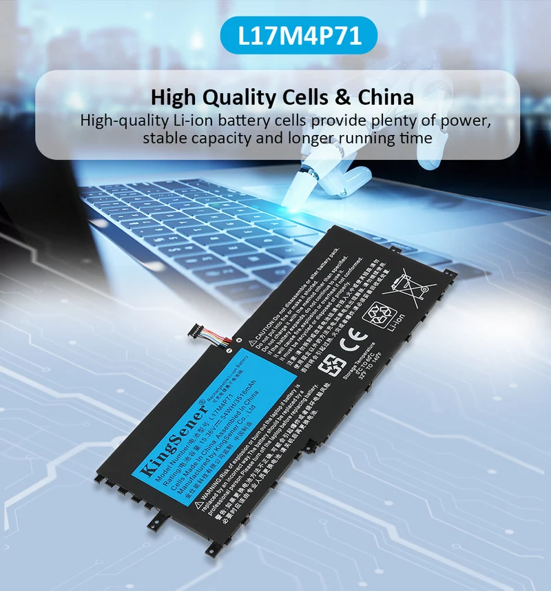 L17M4P71 Laptop Battery For Lenovo ThinkPad X1 Yoga 3rd Gen Series L17M4P73 SB10K97638 01AV499 SB10K97623 01AV474 02DL003 L17C4P71 01AV475 SB10K97624 15.36V 54Wh 3520mAh