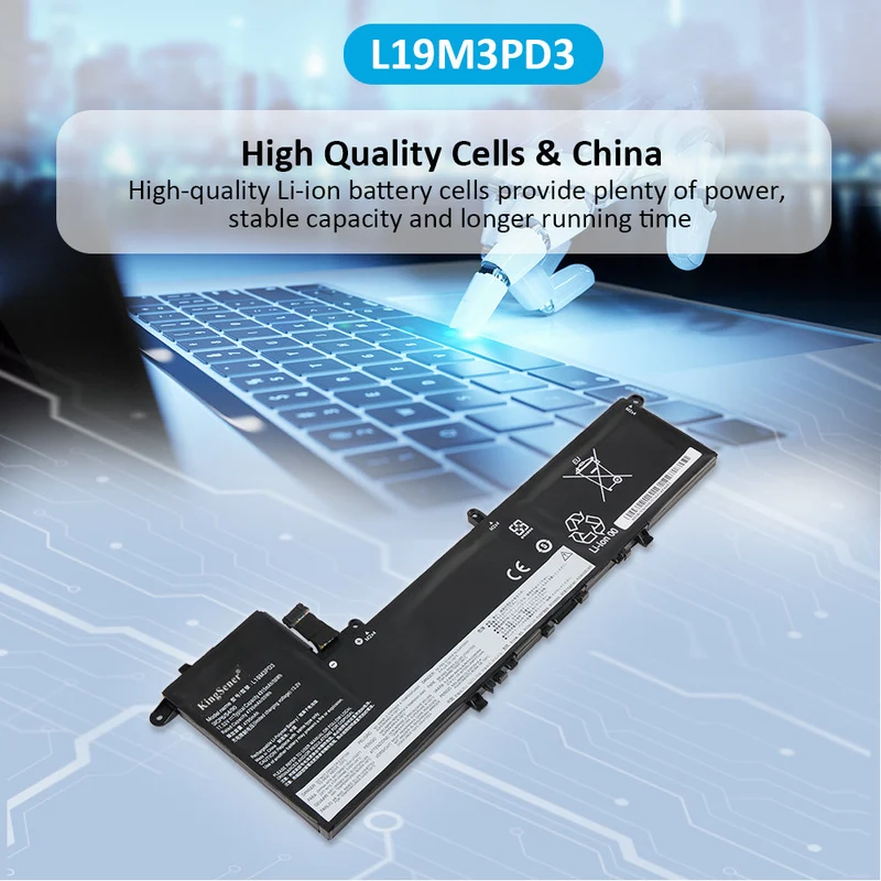 L19M3PD3 Laptop For Lenovo Ideapad S540-13API 13IML 13ARE 13ITL 81XC 81XA L19L3PD3 L19D3PD3 5B10V27763 5B10W67413 SB10V27762 SB10W67179 11.52V 56Wh 4915mAh