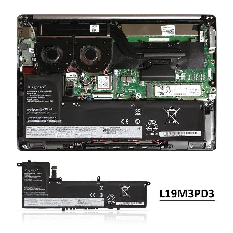L19M3PD3 Laptop For Lenovo Ideapad S540-13API 13IML 13ARE 13ITL 81XC 81XA L19L3PD3 L19D3PD3 5B10V27763 5B10W67413 SB10V27762 SB10W67179 11.52V 56Wh 4915mAh