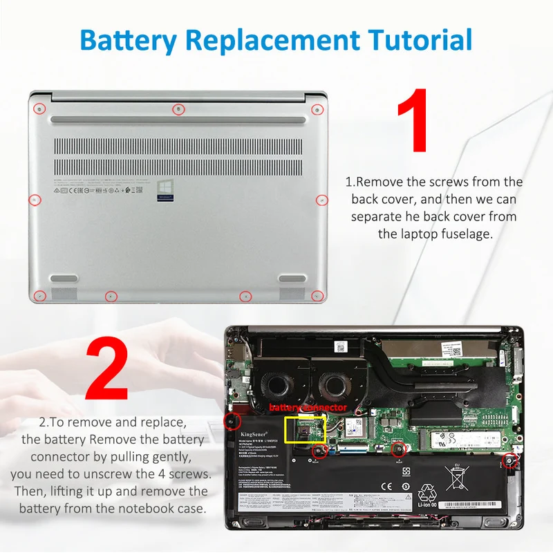 L19M3PD3 Laptop For Lenovo Ideapad S540-13API 13IML 13ARE 13ITL 81XC 81XA L19L3PD3 L19D3PD3 5B10V27763 5B10W67413 SB10V27762 SB10W67179 11.52V 56Wh 4915mAh