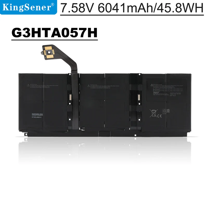 G3HTA057H G3HTA058H Laptop Battery For Microsoft Surface Laptop 3 1872 1873 7.58V 45.8WH/6041mAh