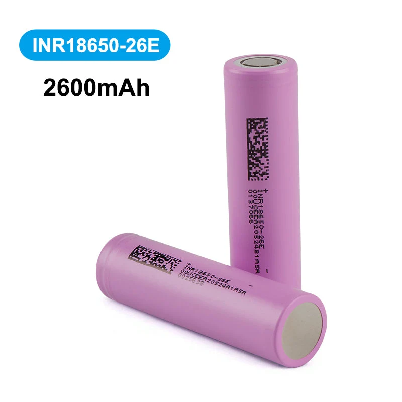 6PCS INR18650-26E INR18650-26J 2600mAh 5C 15A power battery grade A quality For EV battery pack For EV big battery pack E-bike EV battery