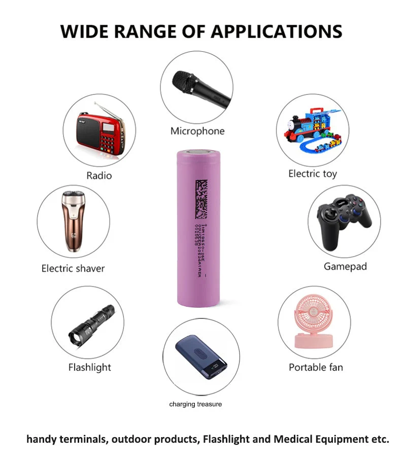 6PCS INR18650-26E INR18650-26J 2600mAh 5C 15A power battery grade A quality For EV battery pack For EV big battery pack E-bike EV battery