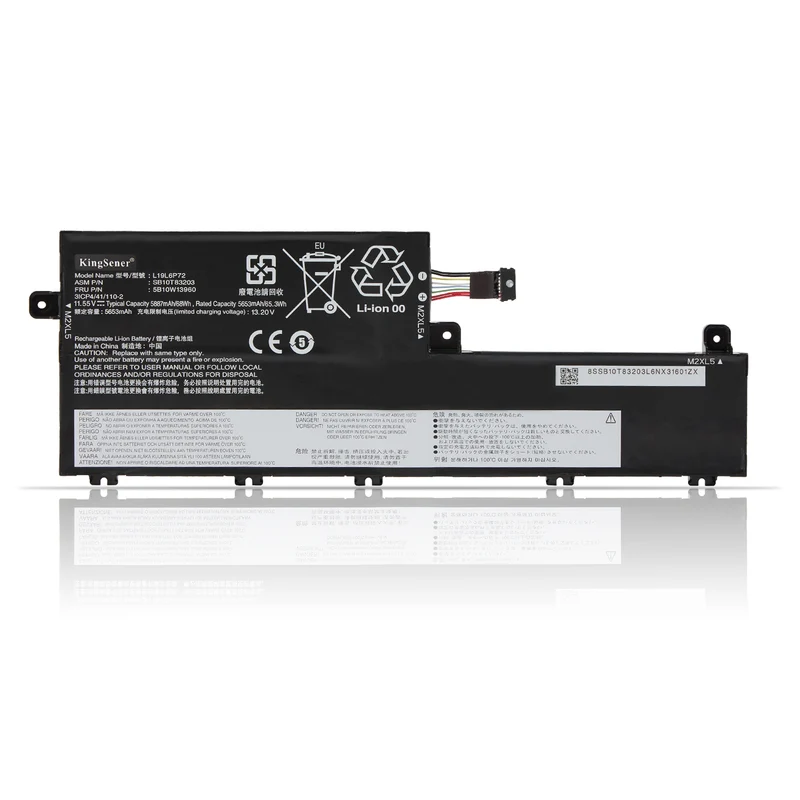L19C6P72 Battery for Lenovo ThinkPad T15p P15v 68Wh