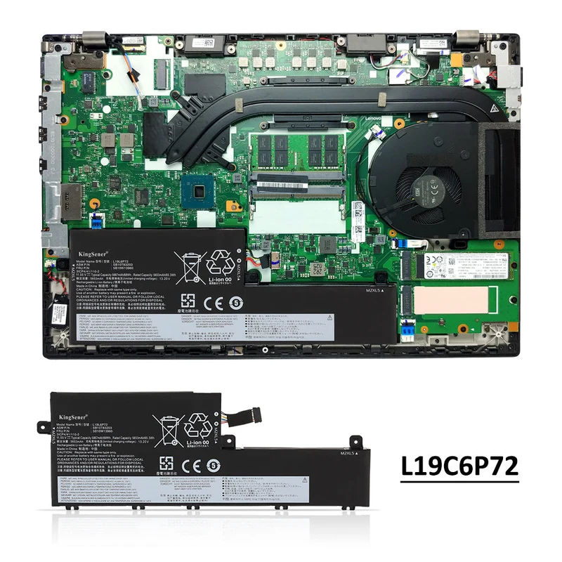L19C6P72 Battery for Lenovo ThinkPad T15p P15v 68Wh