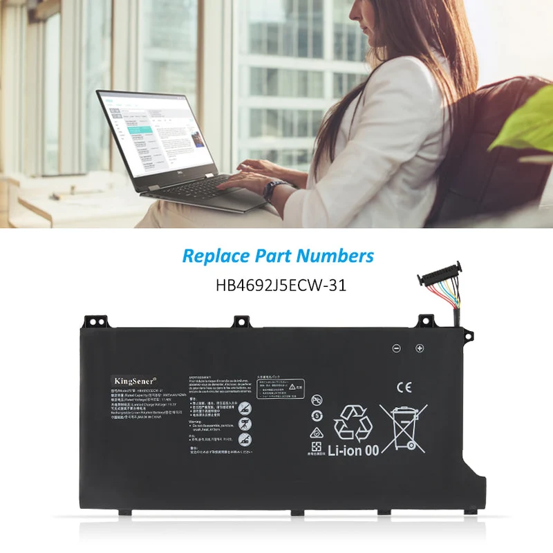 HB4692J5ECW-31 Battery for Huawei MateBook D 15 2020