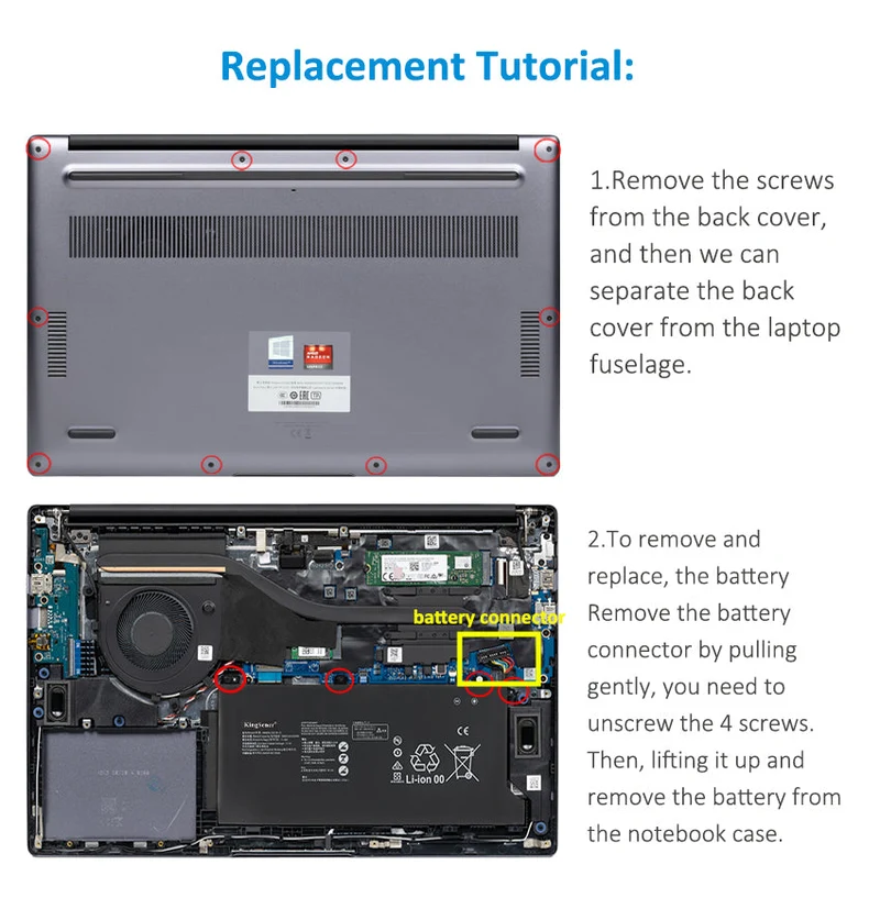 HB4692J5ECW-31 Battery for Huawei MateBook D 15 2020