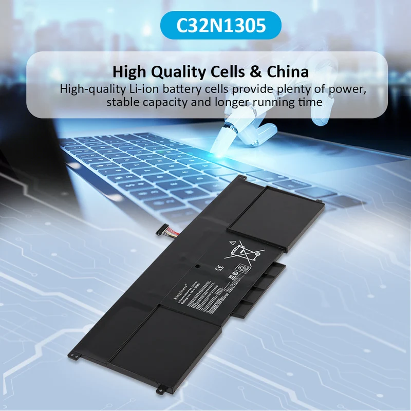 C32N1305 Laptop Battery for ASUS ZenBook UX301 / UX301L / UX301LA — 11.1V 50Wh