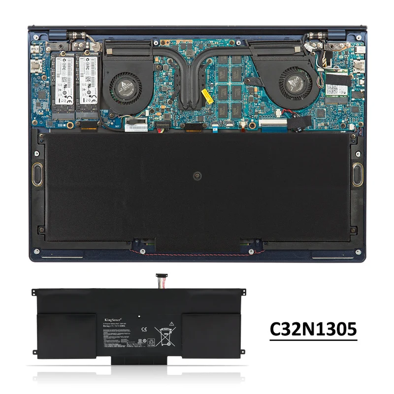 C32N1305 Laptop Battery for ASUS ZenBook UX301 / UX301L / UX301LA — 11.1V 50Wh