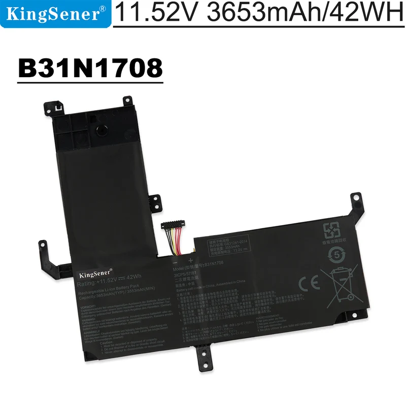 ASUS VivoBook Flip 15 TP510 TP510UA TP510UF Battery B31N1708