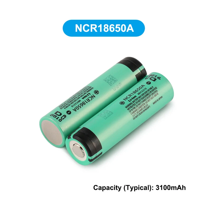 6PCS Rechargeable Li-ion Battery For Panasonic NCR18650A 18650 3.6V 3100mAh