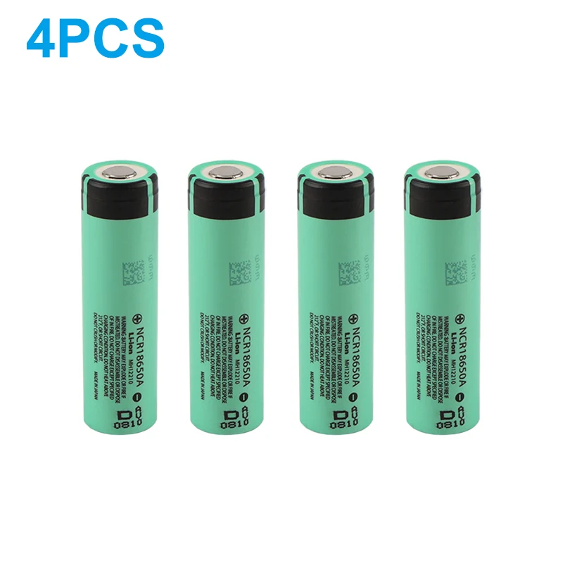 6PCS Rechargeable Li-ion Battery For Panasonic NCR18650A 18650 3.6V 3100mAh