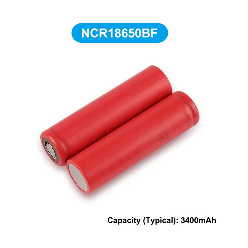 Panasonic NCR18650BF Rechargeable Battery Cells 3.6V 3400mAh 6PCS