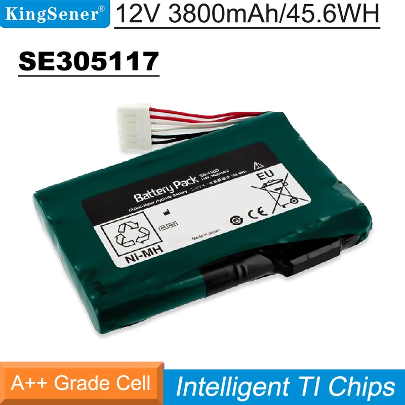 SE305117 Battery for Nihon Kohden Cardiofax ECG-1500 ECG-1550 12V 3.8Ah