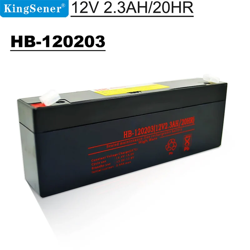 HB-120203 Lead-Acid Storage Battery 12V 2.3Ah for Audio Security UPS