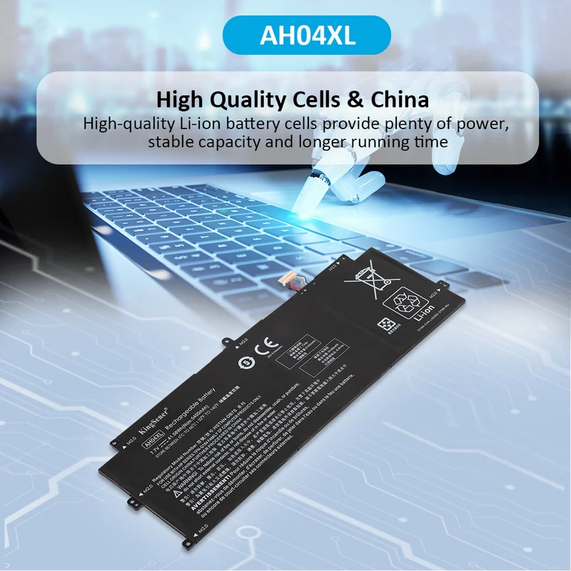 AH04XL Replacement Battery for HP TPN-Q184 Series 41.58Wh 7.7V