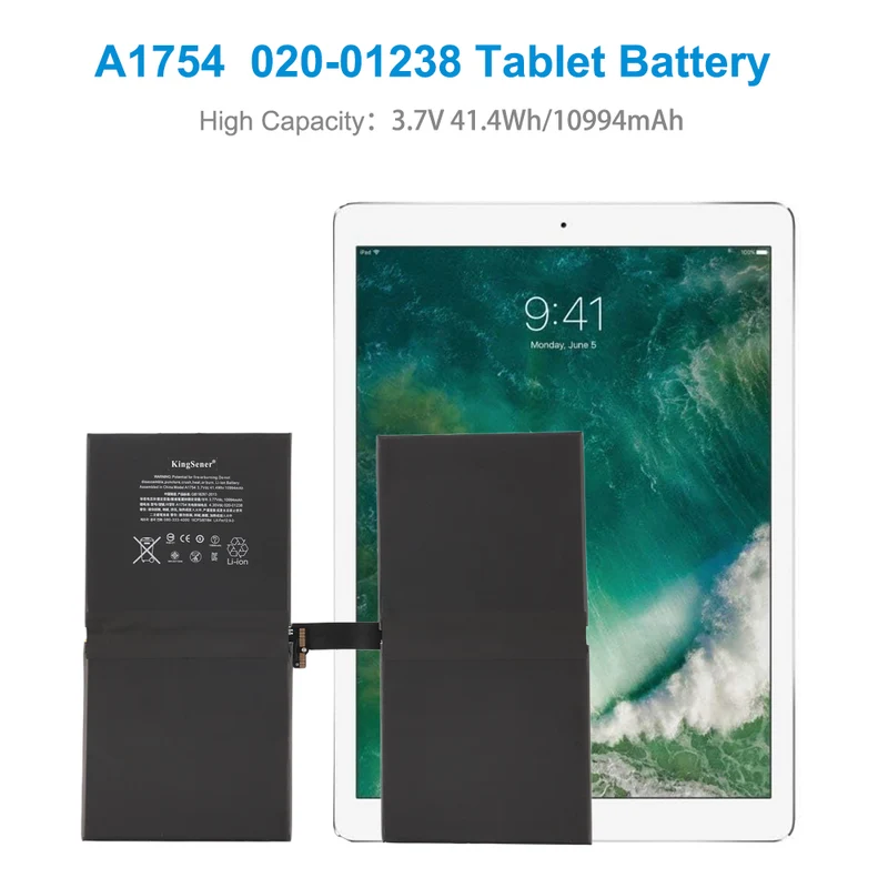 A1670 Battery for Apple iPad Pro 12.9 2nd Gen A1671 A1754