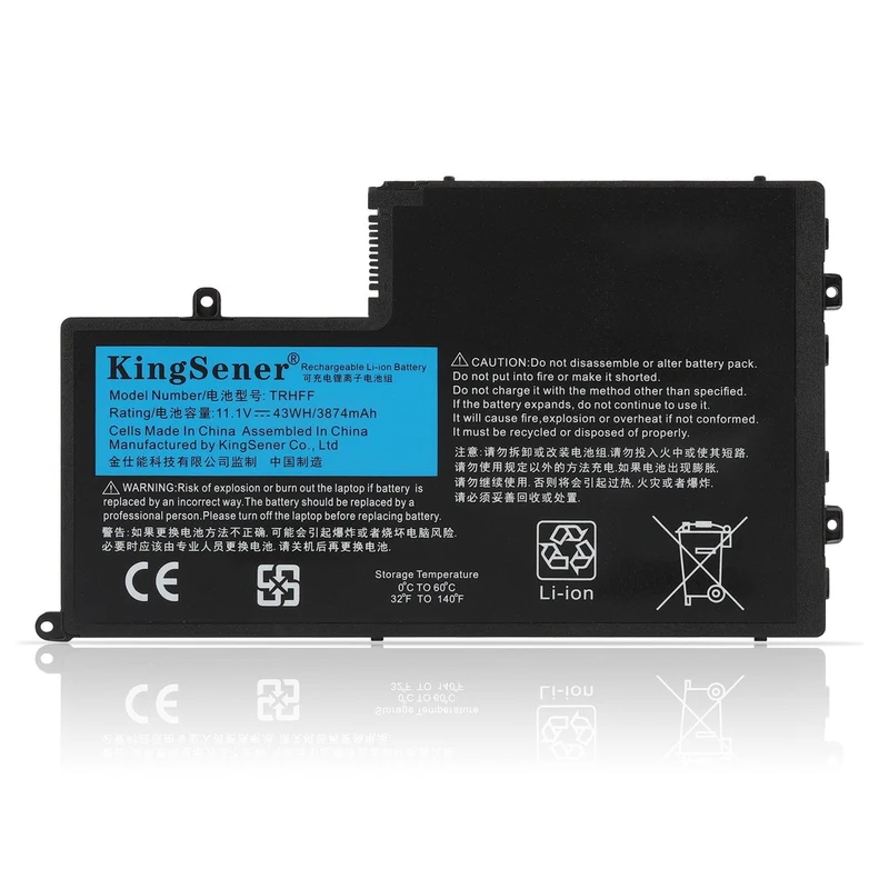 Laptop Battery For Dell TRHFF 43WH 11.1V