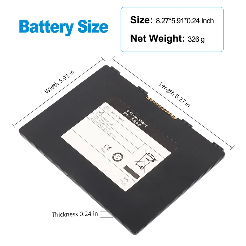 DRX-1 Battery for Carestream DRX-1 441400052 8G5132