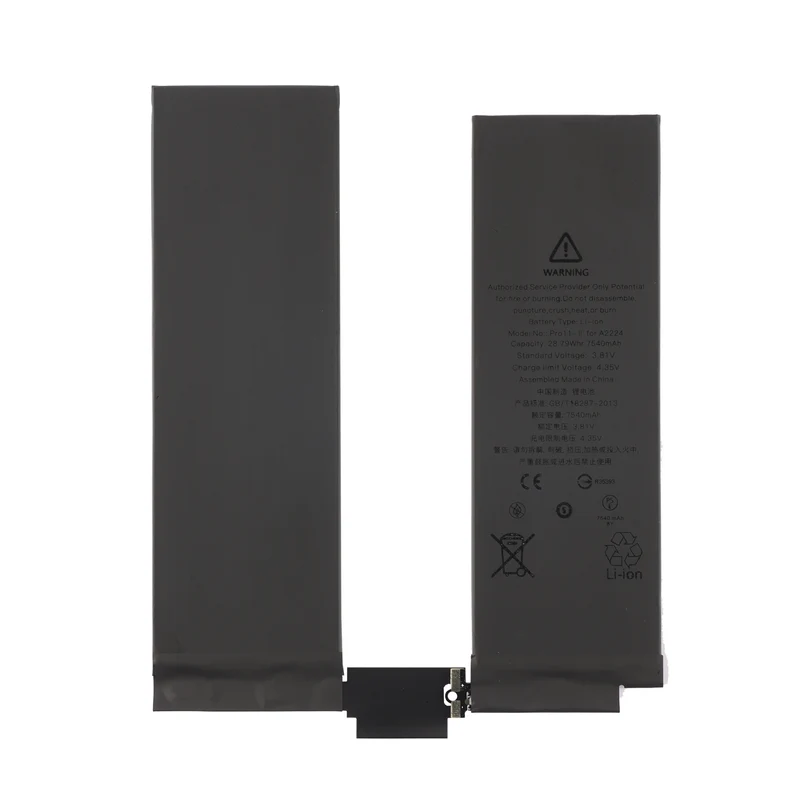 A2224 Battery for iPad Pro 11 2020 A2228 A2068 7540mAh