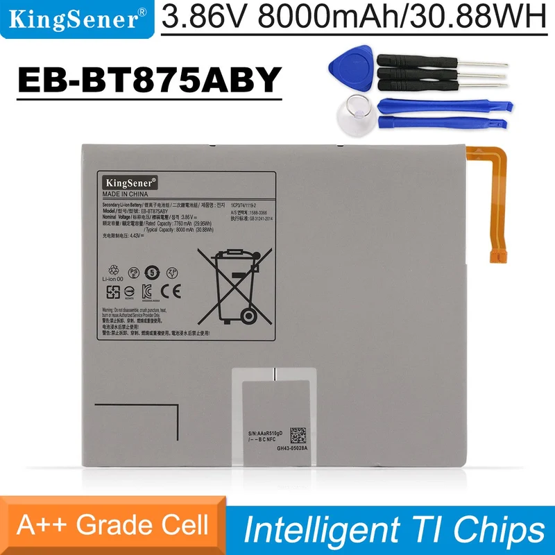 EB-BT875ABY Battery for Samsung Galaxy Tab S7 SM-T875 S7+