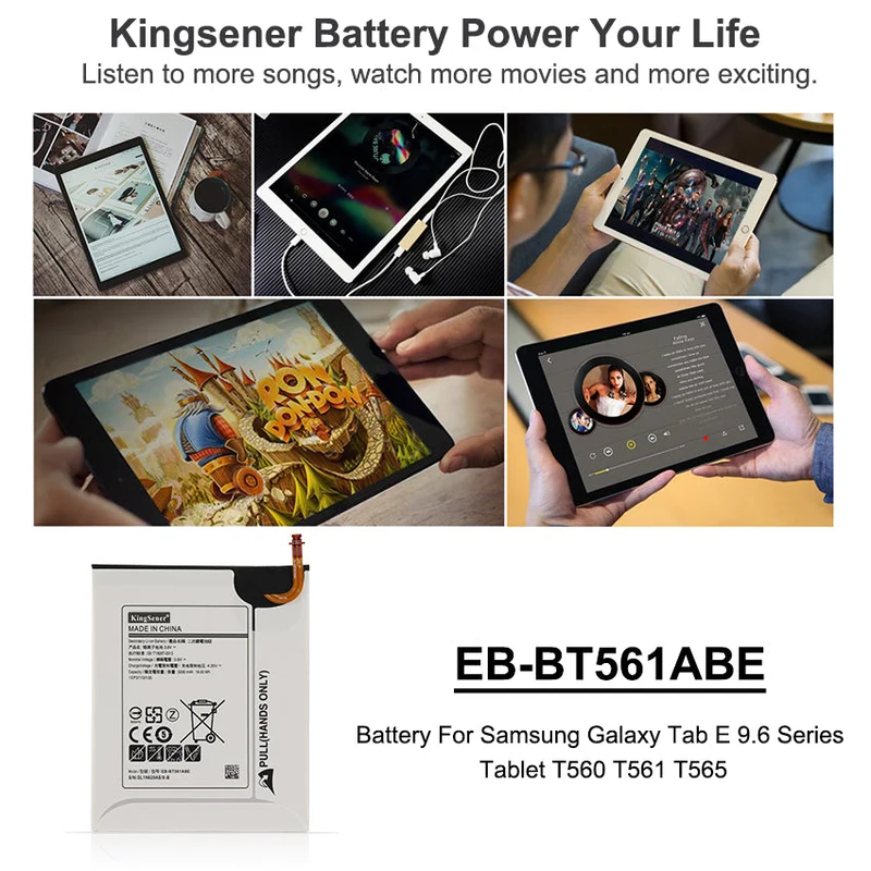 EB-BT561ABE Battery for Samsung Galaxy Tab E 9.6 T560