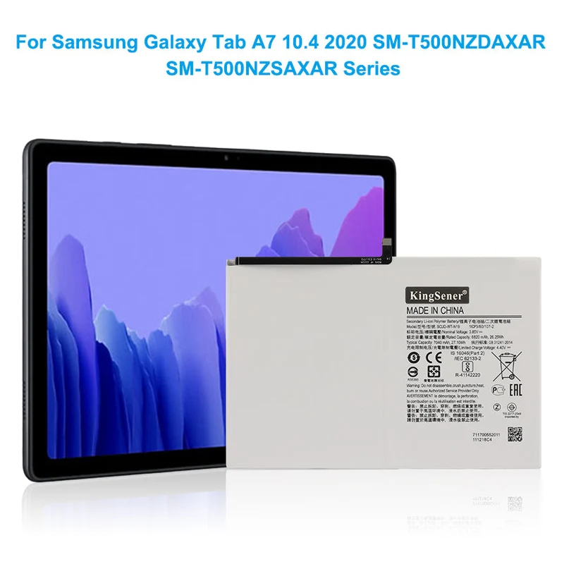 SCUD-WT-N19 Battery for Samsung Galaxy Tab A7 T500 T505C